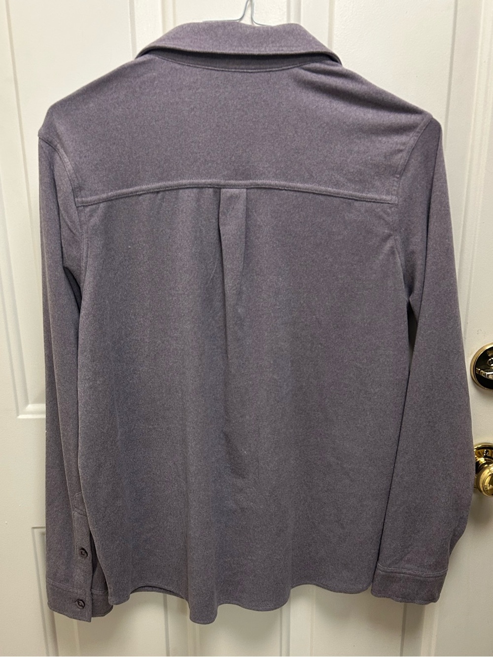 32 Degrees Fleece Lavender-Purple Cozy Knit Fleece Button-Up Shirt -Women’s - Picture 8 of 10